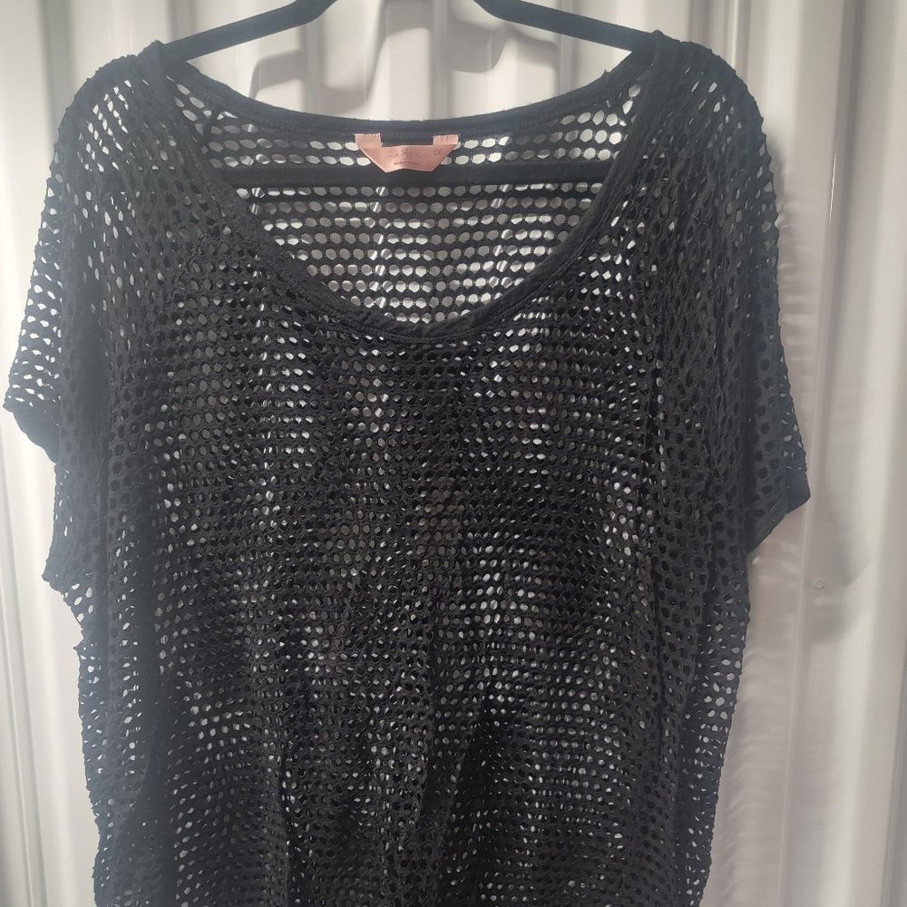 Mesh Short Sleeve Top